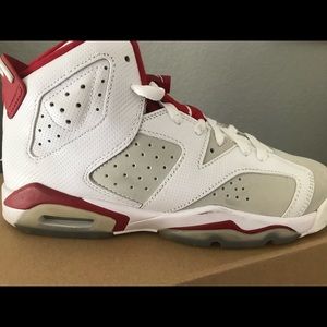 Jordan 6 red and white alternate!